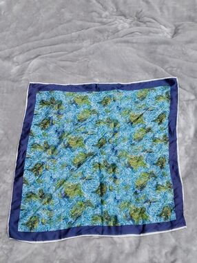 Blue & Green Swirl  Scarf
